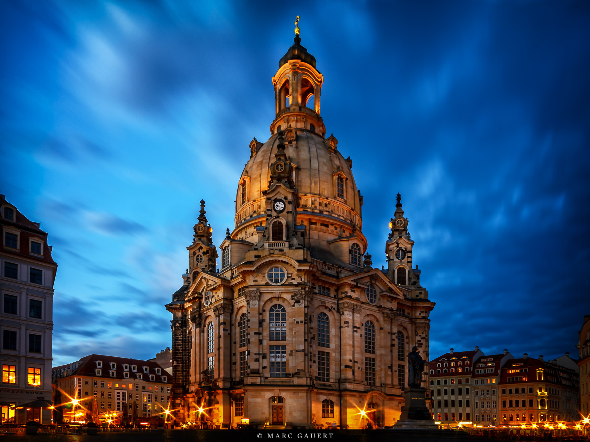 Frauenkirche zur blauen Stunde