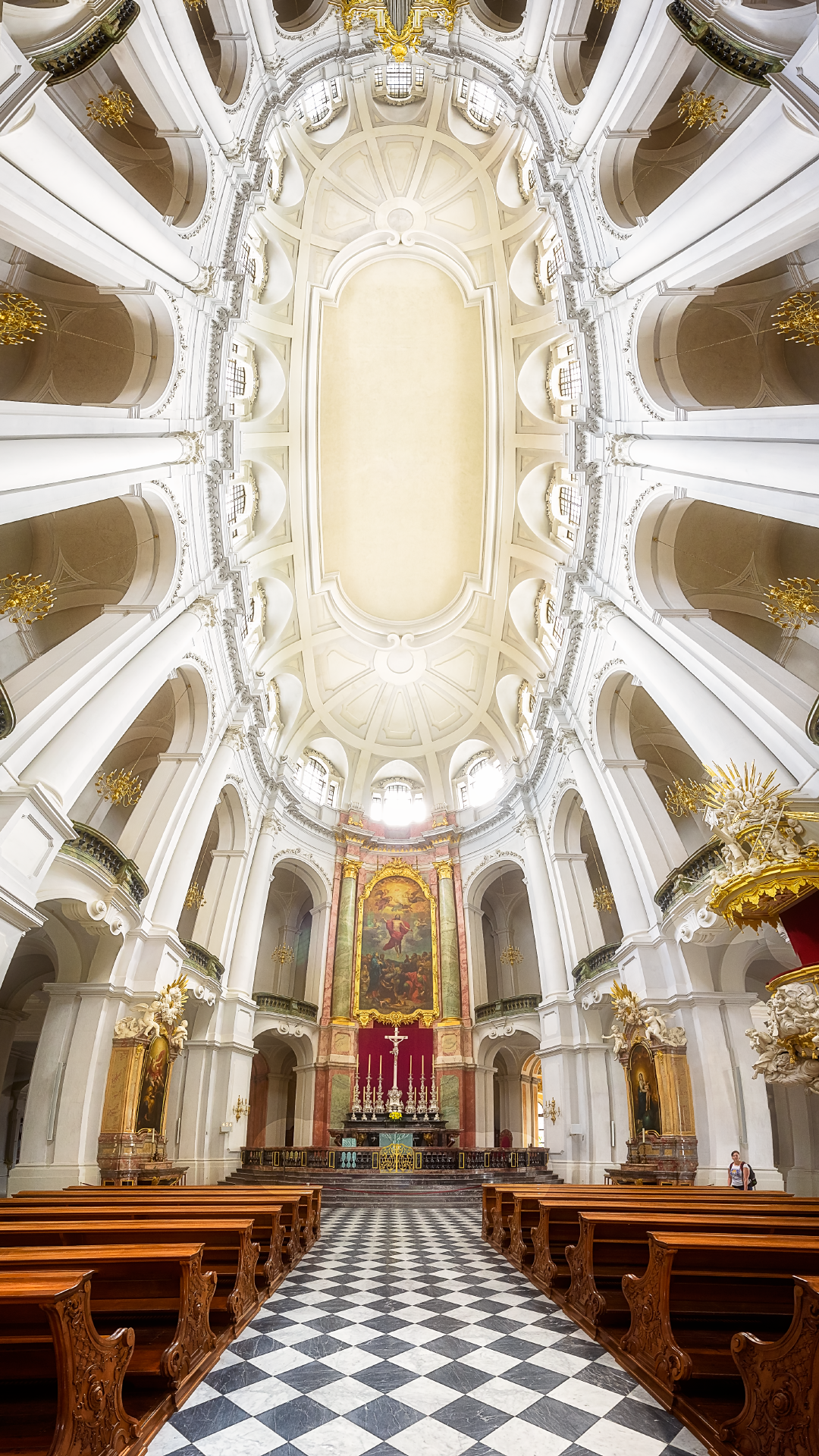 Vertorama der Hofkirche