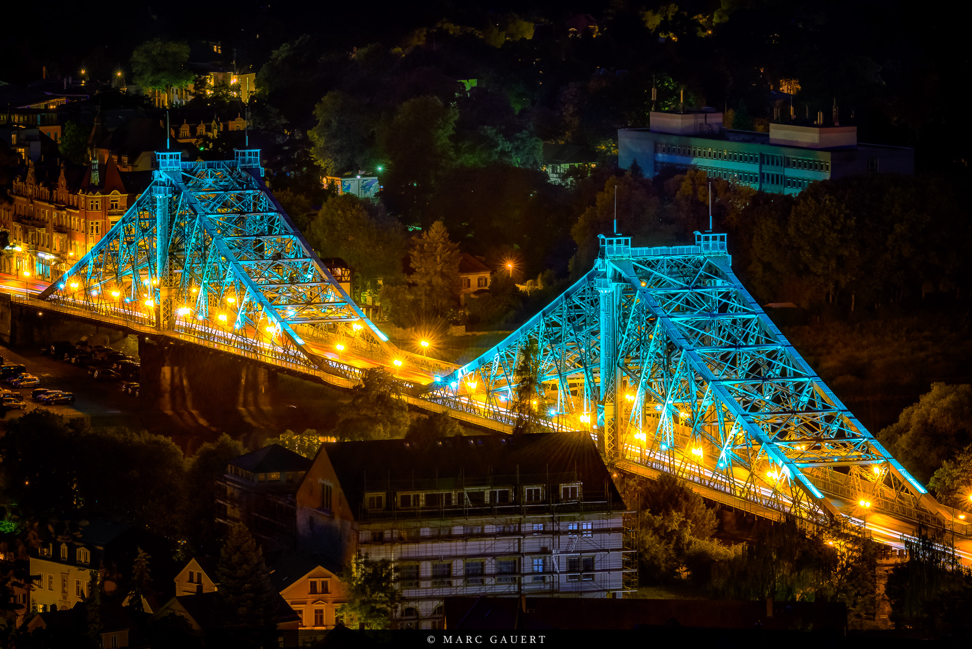 Das blaue Wunder in Dresden